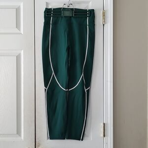 Zuda  forest green yoga workout leggings  Sz S
